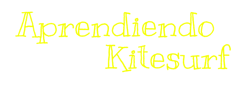 Logo de aprendiendo kitesurf